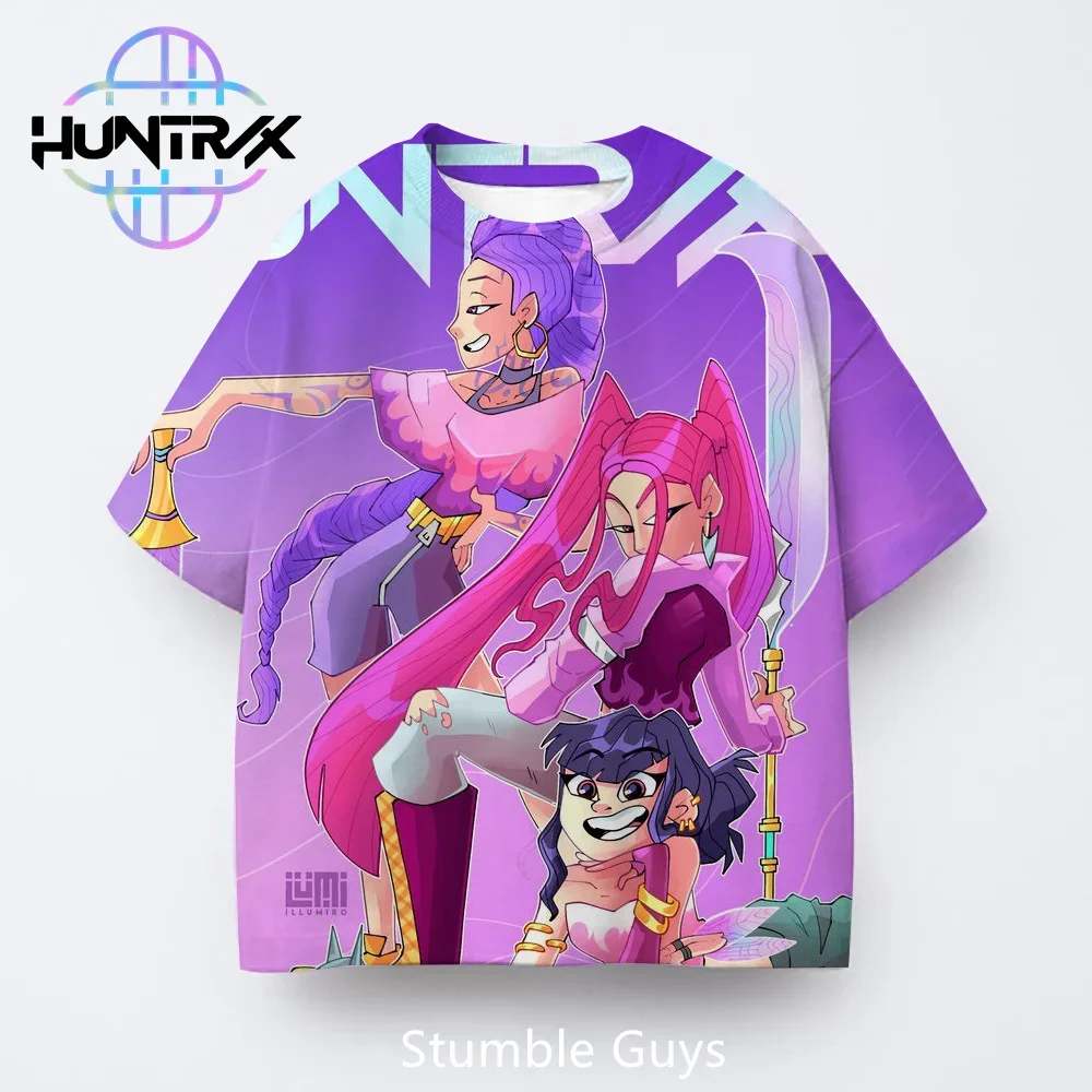 Summer Casual Fashion Kids Kpop Demon Hunters 3D Cartton Short Sleeve Boys Girls T-Shirt Anime Clothes 16 Summer Casual Fashion Kids Kpop Demon Hunters 3D Cartton Short Sleeve Boys Girls T-Shirt Anime Clothes - Image 16