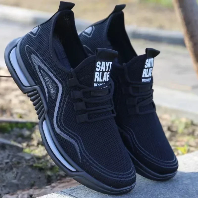 Men Shoes Slip on Fashion Sneakers Male Sport Running Shoes Breathable Gym Training Walking Tennis Shoes Non Slip Workout Flats 4 Men Shoes Slip on Fashion Sneakers Male Sport Running Shoes Breathable Gym Training Walking Tennis Shoes Non Slip Workout Flats - Image 4
