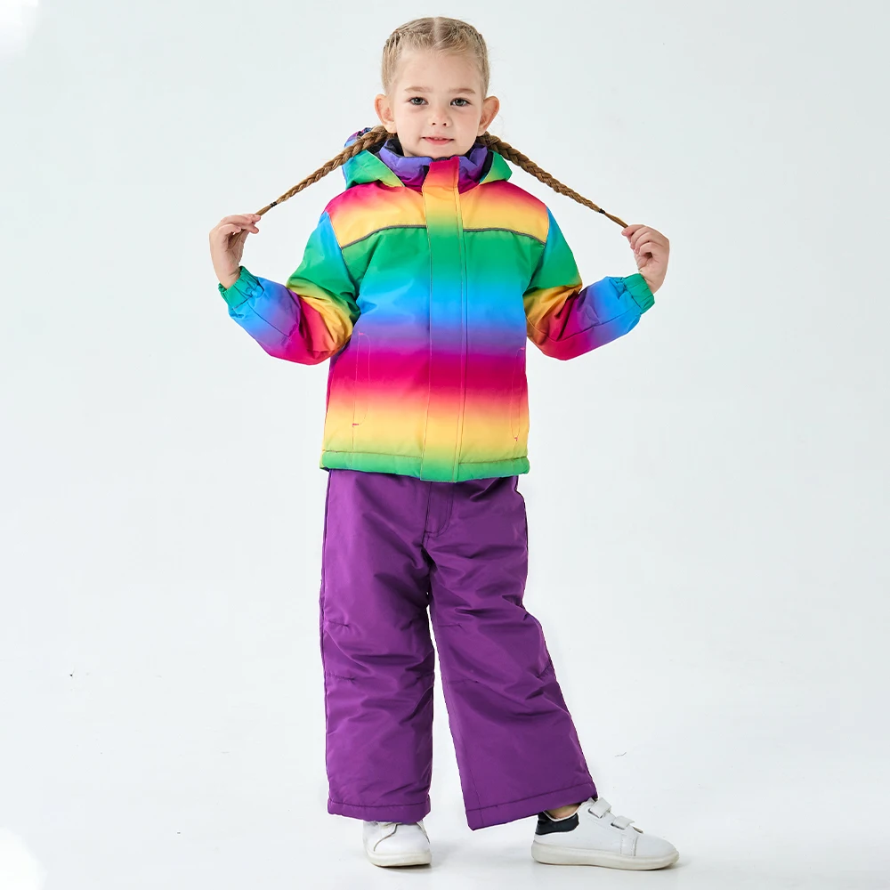 3-12T Kids Girls Boys Ski Suits Snowboard Coat Pant Waterproof Windproof Warm Children Outdoor Sportwear Snowboard Skiing Suit 3 3-12T Kids Girls Boys Ski Suits Snowboard Coat Pant Waterproof Windproof Warm Children Outdoor Sportwear Snowboard Skiing Suit - Image 3