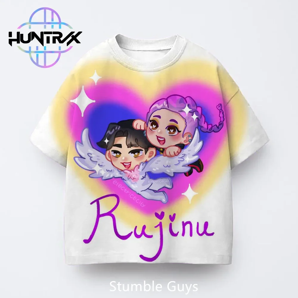Summer Casual Fashion Kids Kpop Demon Hunters 3D Cartton Short Sleeve Boys Girls T-Shirt Anime Clothes 15 Summer Casual Fashion Kids Kpop Demon Hunters 3D Cartton Short Sleeve Boys Girls T-Shirt Anime Clothes - Image 15