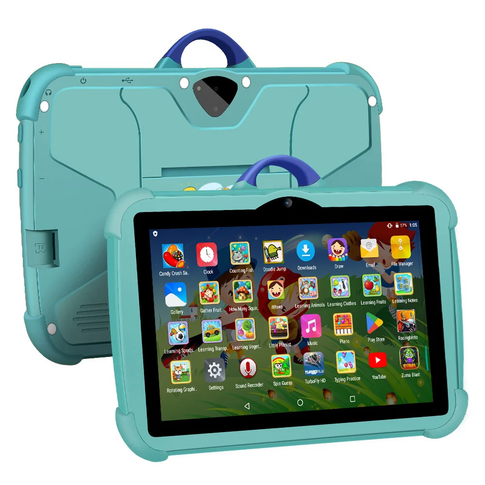 7 Inch Kids Tablet PC with Android 13 Quad Core 4GB RAM 64GB ROM Educational Learning Children's Favorite Cheap Simple Design 1 7 Inch Kids Tablet PC with Android 13 Quad Core 4GB RAM 64GB ROM Educational Learning Children's Favorite Cheap Simple Design