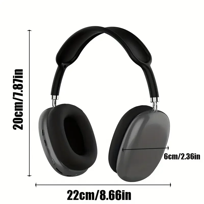 Wireless Bluetooth Headset Sports Gaming Headset Hifi Stereo Noise Cancelling for Phone PC 2 Wireless Bluetooth Headset Sports Gaming Headset Hifi Stereo Noise Cancelling for Phone PC - Image 2