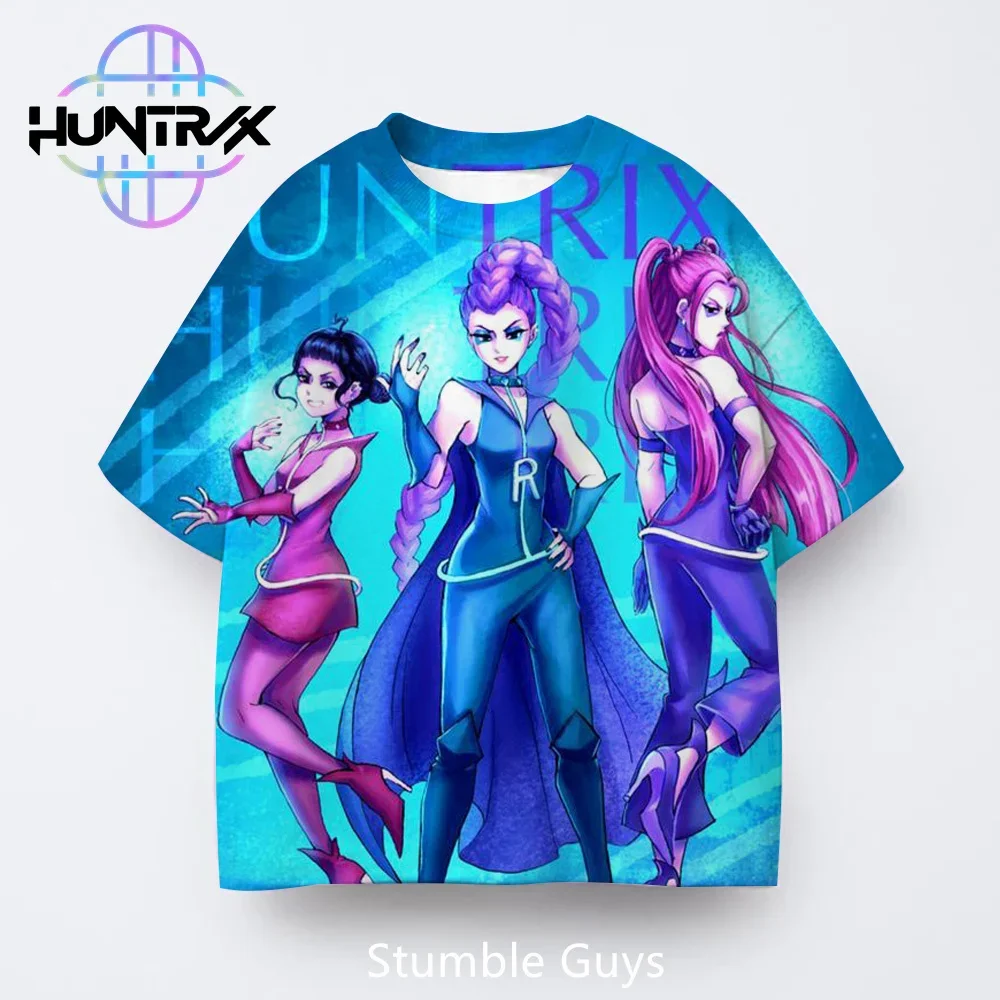 Summer Casual Fashion Kids Kpop Demon Hunters 3D Cartton Short Sleeve Boys Girls T-Shirt Anime Clothes 11 Summer Casual Fashion Kids Kpop Demon Hunters 3D Cartton Short Sleeve Boys Girls T-Shirt Anime Clothes - Image 11