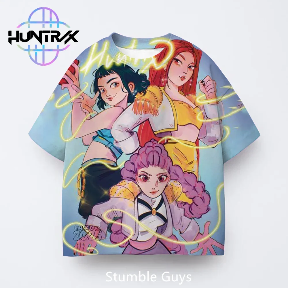 Summer Casual Fashion Kids Kpop Demon Hunters 3D Cartton Short Sleeve Boys Girls T-Shirt Anime Clothes 17 Summer Casual Fashion Kids Kpop Demon Hunters 3D Cartton Short Sleeve Boys Girls T-Shirt Anime Clothes - Image 17