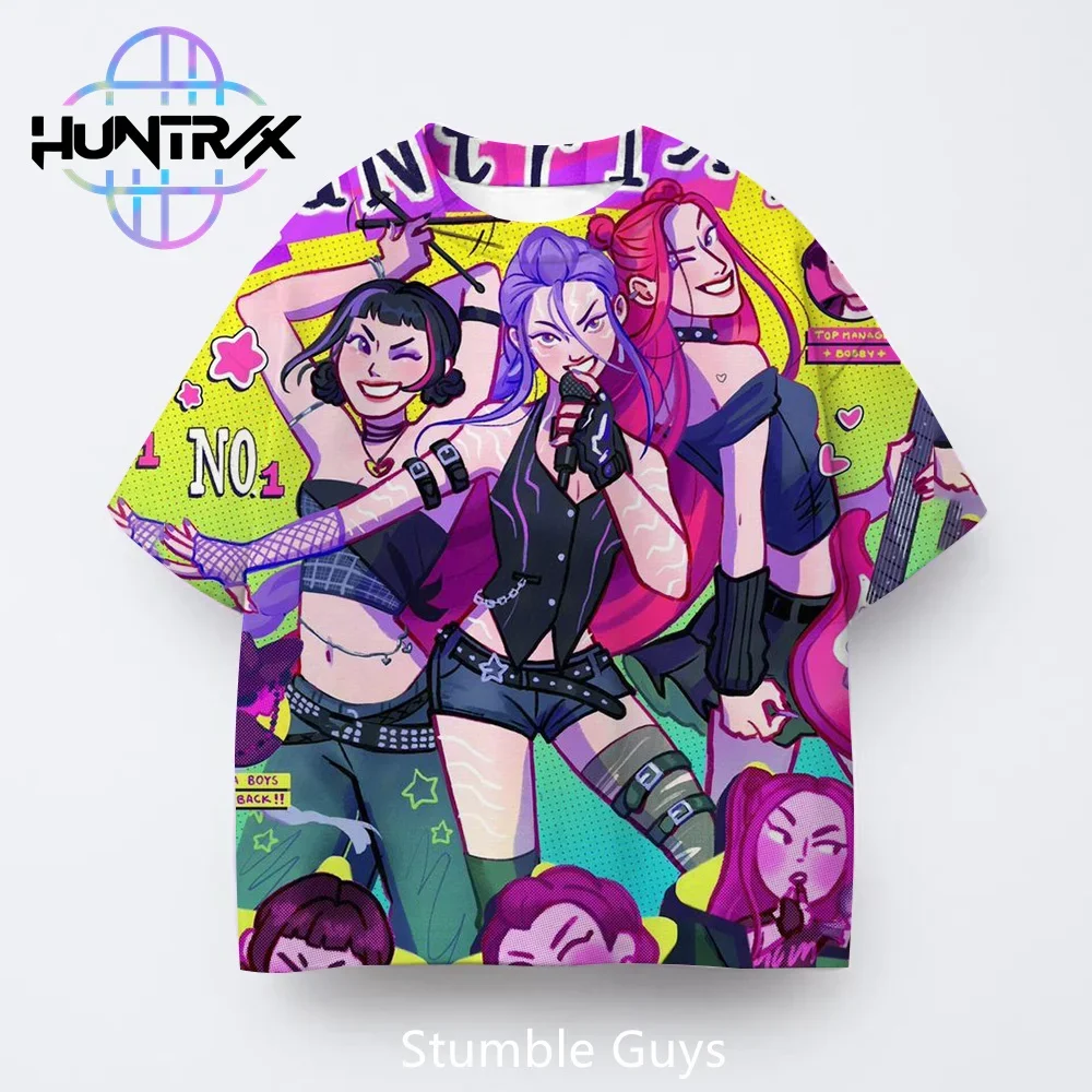 Summer Casual Fashion Kids Kpop Demon Hunters 3D Cartton Short Sleeve Boys Girls T-Shirt Anime Clothes 14 Summer Casual Fashion Kids Kpop Demon Hunters 3D Cartton Short Sleeve Boys Girls T-Shirt Anime Clothes - Image 14