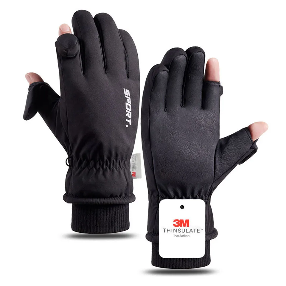 NOFOXO Winter Thermal Skiing Gloves Waterproof Touch Screen Gloves Outdoor Sports Warm Cycling Fishing Running Gloves Men Women 10 NOFOXO Winter Thermal Skiing Gloves Waterproof Touch Screen Gloves Outdoor Sports Warm Cycling Fishing Running Gloves Men Women - Image 10