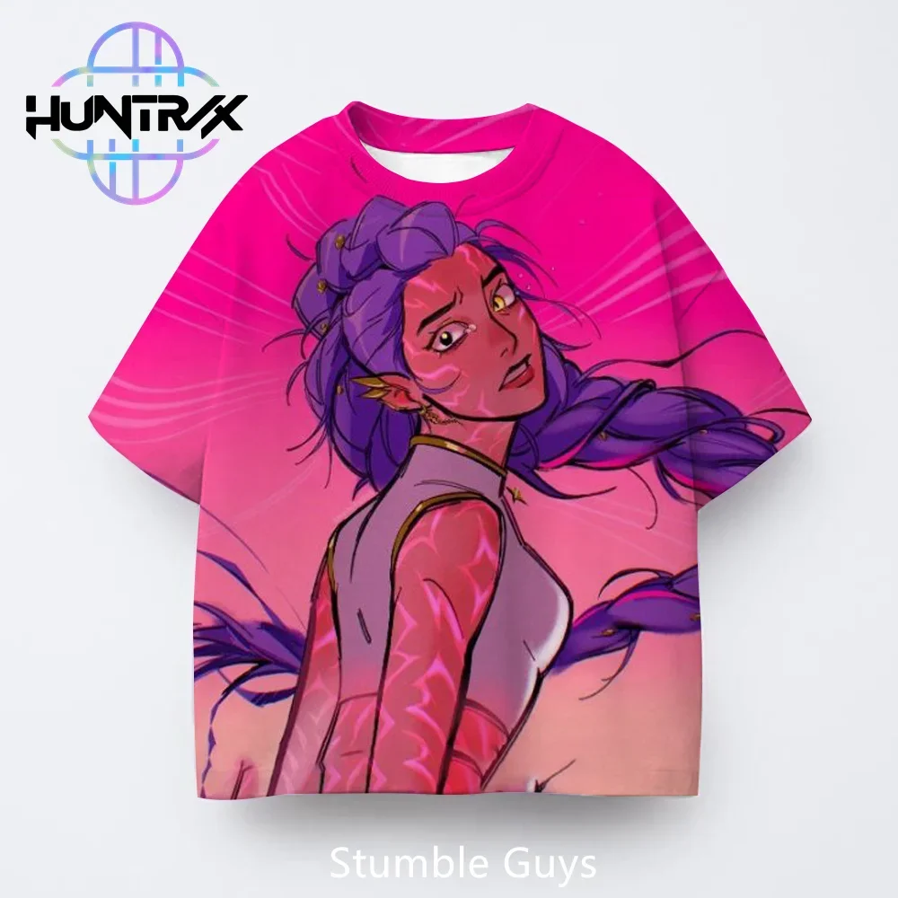 Summer Casual Fashion Kids Kpop Demon Hunters 3D Cartton Short Sleeve Boys Girls T-Shirt Anime Clothes 10 Summer Casual Fashion Kids Kpop Demon Hunters 3D Cartton Short Sleeve Boys Girls T-Shirt Anime Clothes - Image 10